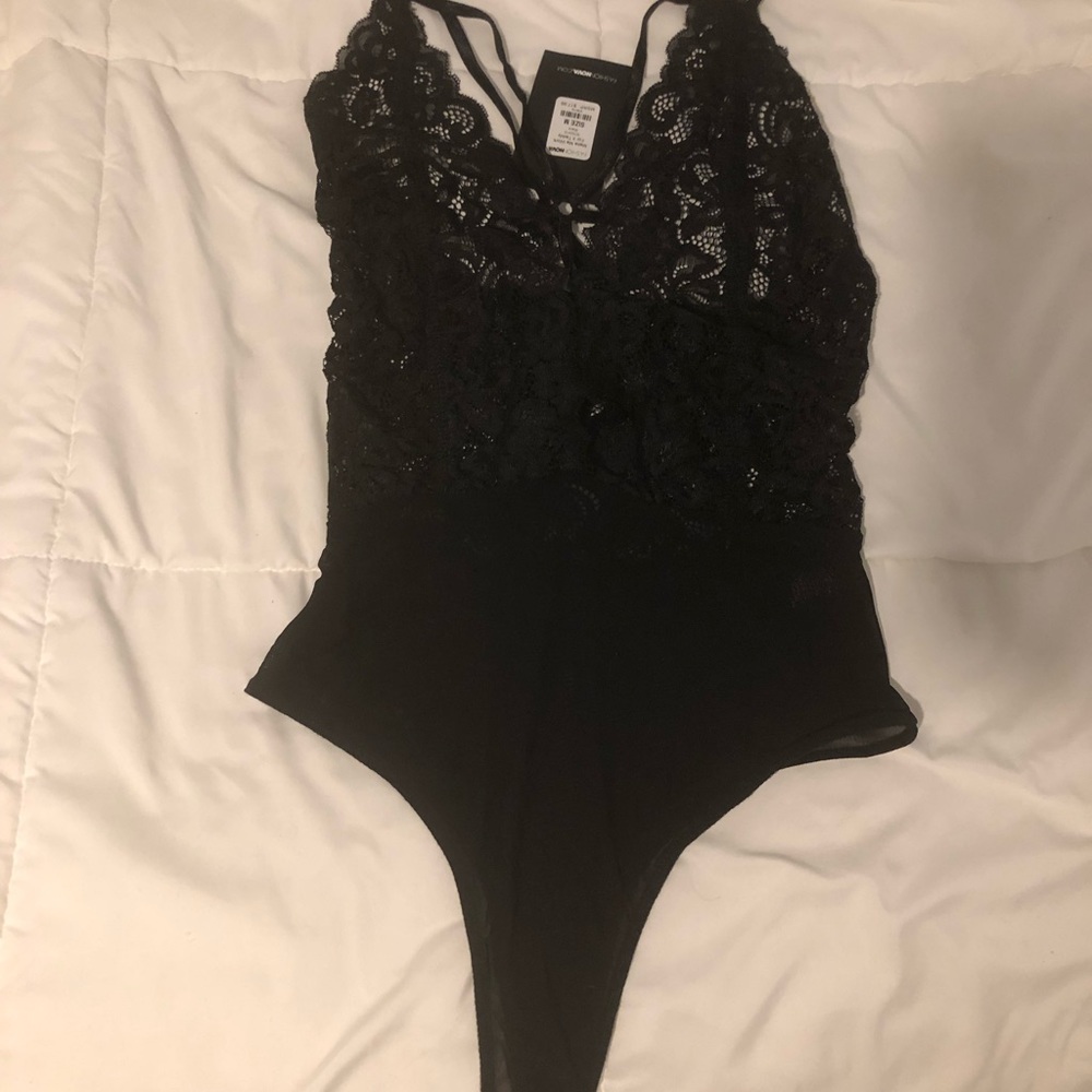Black Fashion Nova Bodysuit
